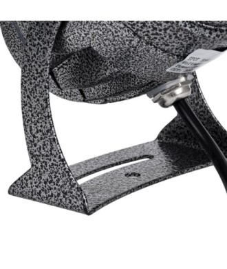 GloboStar® SPOT-XENIA 90509 Σποτ Φωτισμου Wall Washer LED 16W 1600lm 3° DC 24V Αδιάβροχο IP65 Φ9 x Υ12cm Ψυχρό Λευκό 6000K Dimmable - Σφυρήλατο Γκρι - 3 Years Warranty